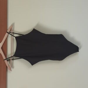 Aritzia Wilfred Deep Green Low Back Bodysuit